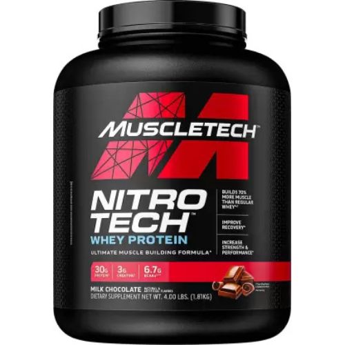 MuscleTech NitroTech Whey Protein - 1.81 Kg (4 Lb), Milk Chocolate