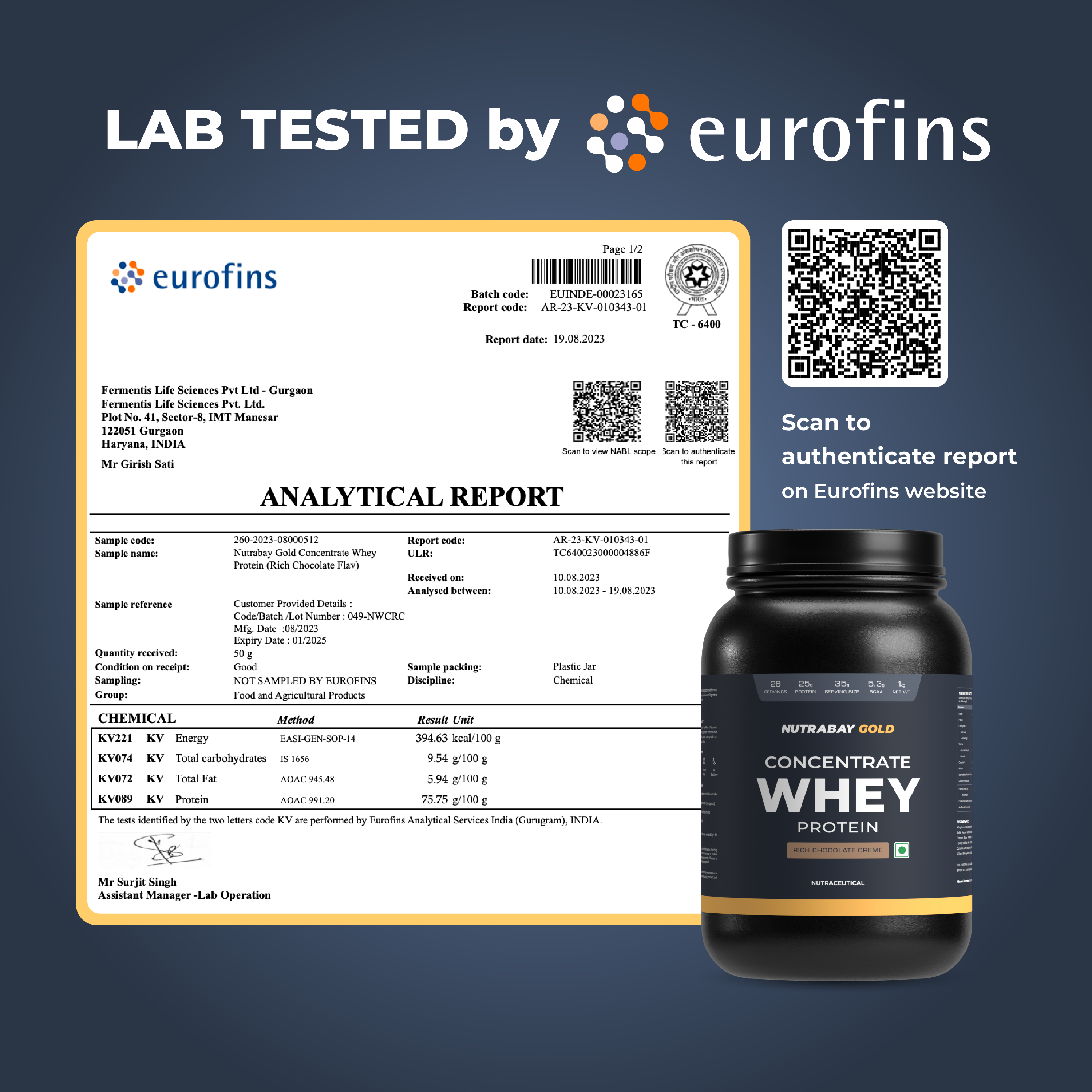 Nutrabay Gold 100% Whey Protein Concentrate - 1 Kg (2.2 Lb), Rich Chocolate Creme - Image 3