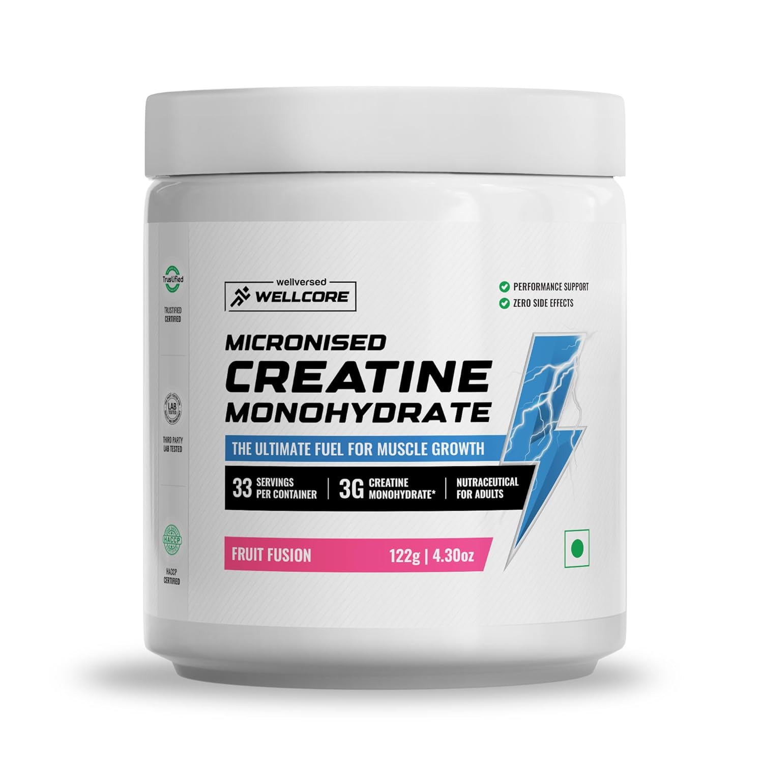 Wellversed (Wellcore) - Micronised Creatine Monohydrate - Fruit Fusion, 33 Servings
